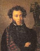 Orest Kiprensky The Poet, Alexander Pushkin china oil painting reproduction